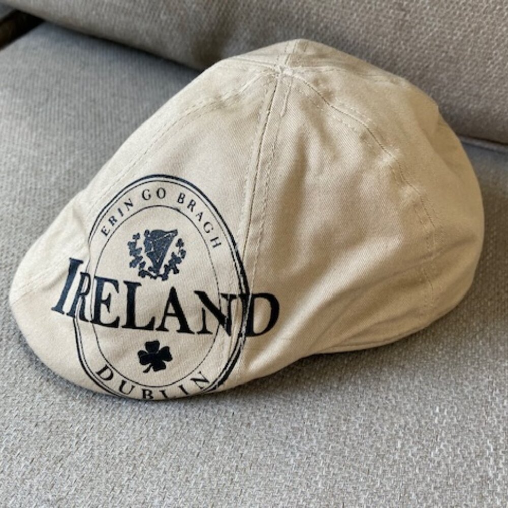 Ireland / Irish Dublin Beret / Golf Beige Cap